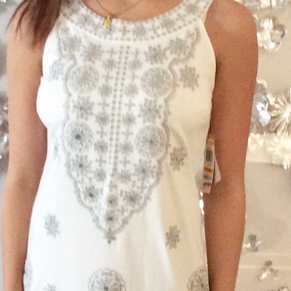 INC Bright White Dress NWT. Petite Small Size. - Picture 5 of 5